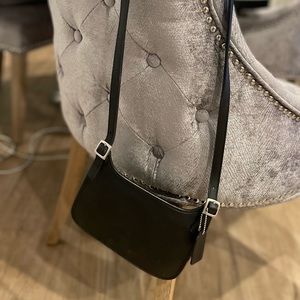Vintage coach Mini Hippie Slim crossbody black bag 9142